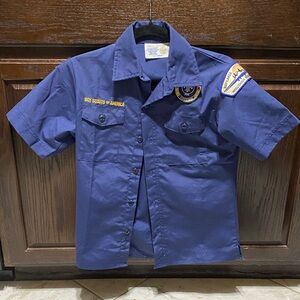 Official Cub Scouts Uniform Button Down Shirt - Youth M